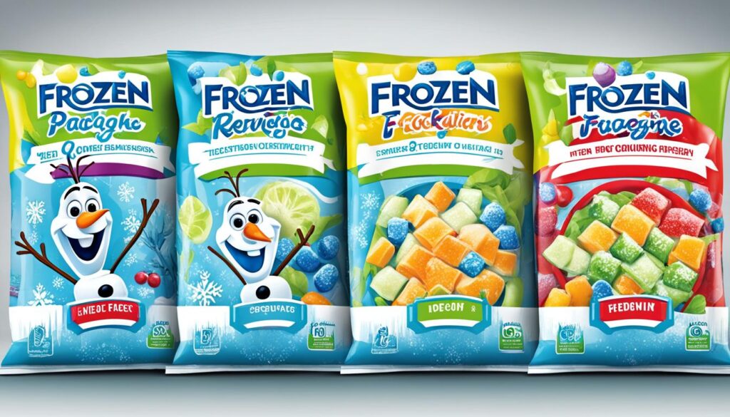 private label frozen food packaging